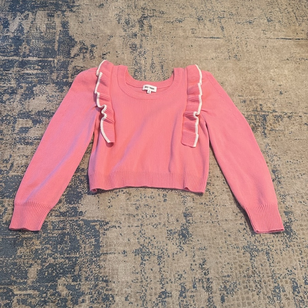 Day + Moon Ruffle Sweater M - Picture 3 of 7
